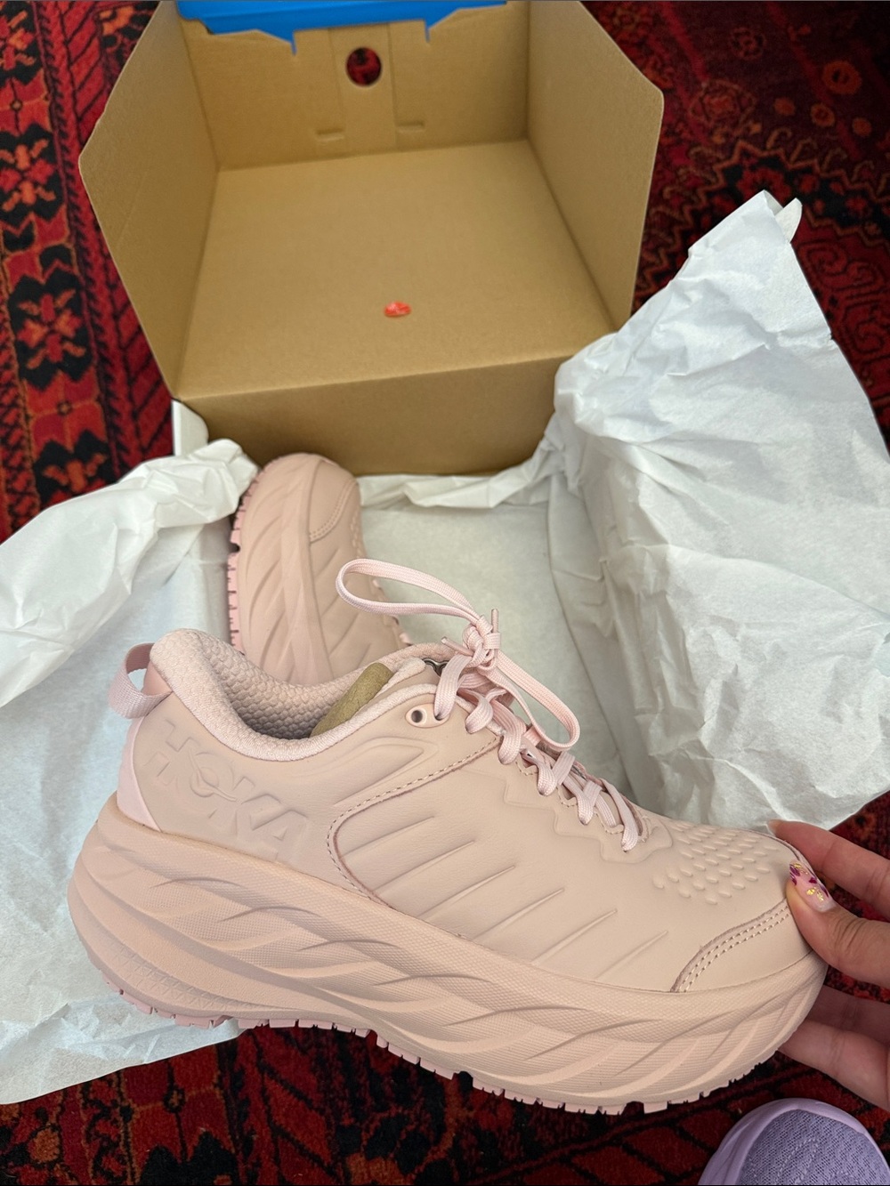 Brand new in box women’s Hoka bondi SR (slip resistant) sneakers - Picture 2 of 2